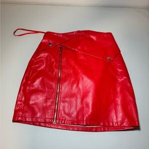 superdown Red Mini Skirt